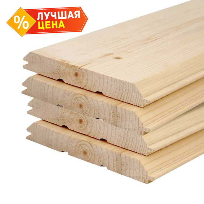 Имитация бруса 16х145х6000 мм АВ Хвоя